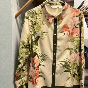 Tommy Bahamas Washable Silk Blouse